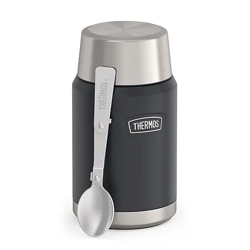 Genuine Thermos Icon Stainless Steel Insulated Food Jar, Granite, 24 oz. (EAIS3012GT4)