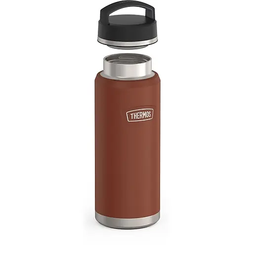 Hot Deal Thermos Icon Stainless Steel Vacuum Insulated Bottle, 40 oz., Saddle (EAIS2122SD4)