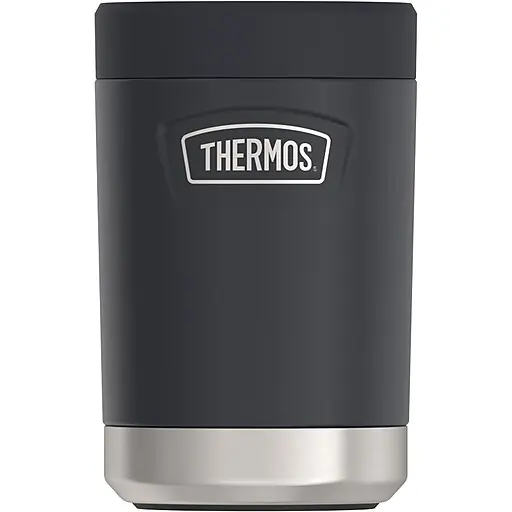 Deal Thermos Icon Stainless Steel Vacuum Insulated Can Insulator, 12 oz., Granite (EAIS1502GT4)
