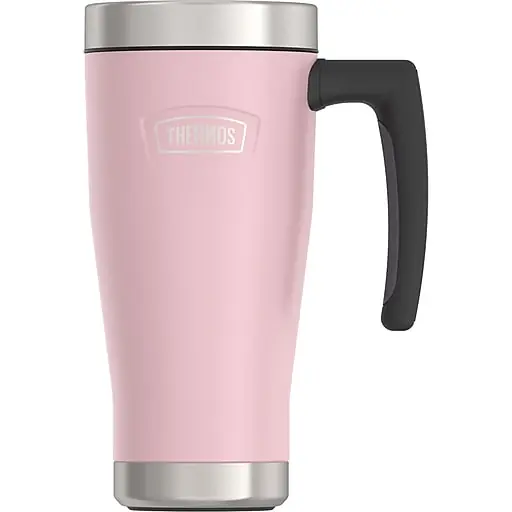 Authentic Thermos Icon Stainless Steel Vacuum Insulated Travel Mug, 16 oz., Sunset Pink (EAIS1002SP4)