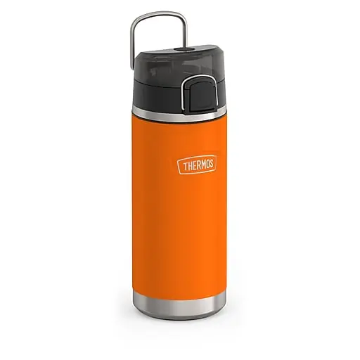 Thermos Icon Stainless Steel Vacuum Insulated Water Bottle, 18 oz., Orange (EAIS2502OR4) Free Shipping