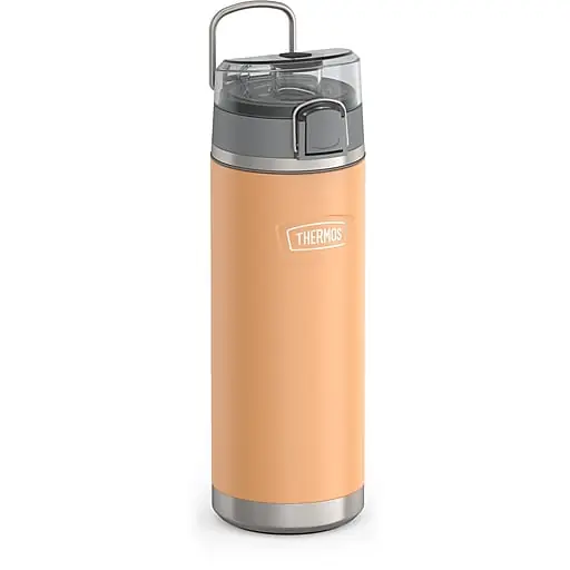 Thermos Icon Stainless Steel Vacuum Insulated Water Bottle, 24 oz., Melon (EAIS2204ML4) Editor’s Pick