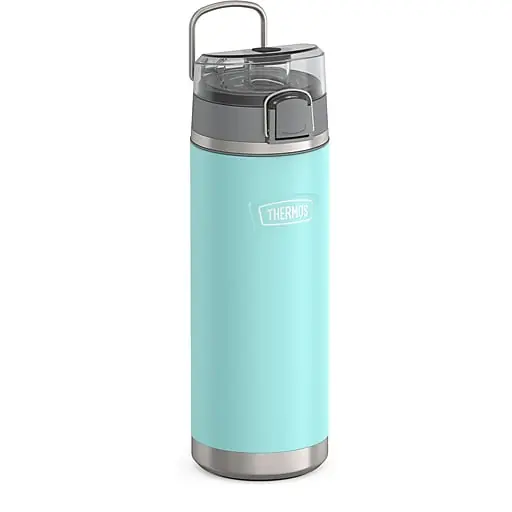 Top Pick Thermos Icon Stainless Steel Vacuum Insulated Water Bottle, 24 oz., Sea Green (EAIS2204SG4)