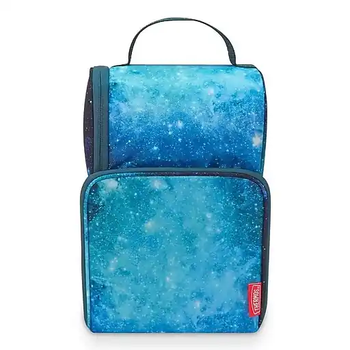Thermos Insulated Lunch Bag, 2-Compartment, Teal Galaxy (EAN421121006TL) Hassle-Free Returns