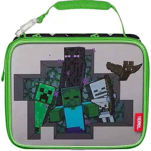 Express Delivery Thermos Kids Minecraft Insulated Lunch Bag, Multicolored (K225055006ST)