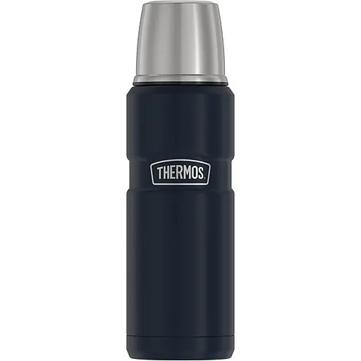 Thermos King Stainless Steel Vacuum Insulated Beverage Bottle, 16 oz., Midnight Blue (EASK2000MDB4) Free Shipping