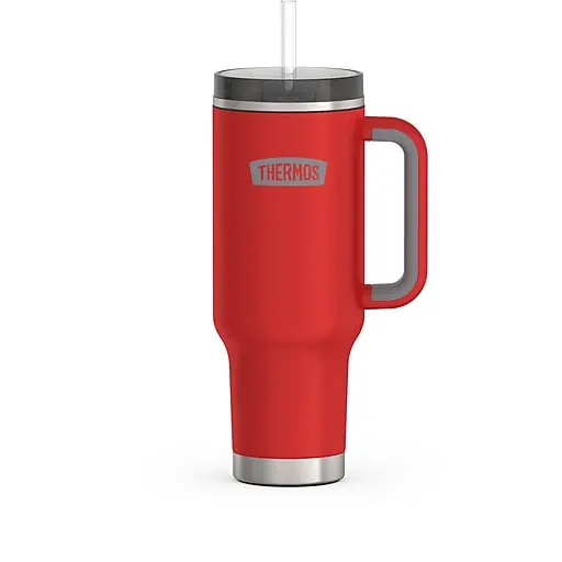 Thermos Stainless Steel Vacuum Insulated Travel Mug, 40 oz., Crimson (EATS1804CR4) Reduced Price