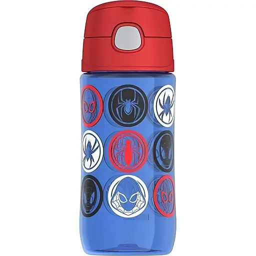 Thermos Tritan Spiderman Plastic Water Bottle, 16 oz., Multicolor (EAGP4043SP6) Exclusive