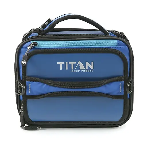 Titan Deep Freeze High Performance Expandable Crush Resistant Lunch Box, Blue (10001775) Buy Today