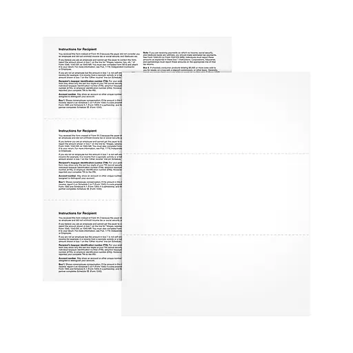 Adams 2025 1099-NEC Tax Form, 1-Part, 50/Pack (LNECBLANK-S) Premium