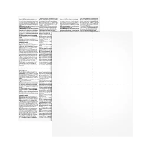 Adams Employee's Copies Cut Sheet 2025 W-2 Tax Form, 5-Part, 2000/Carton (LW24UPBBULK-S) Sale