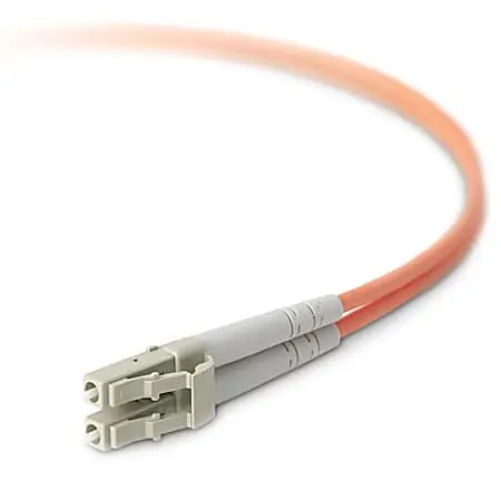 Belkin Duplex Fiber Optic Patch Cable - LC Male - LC Male - 23ft - Orange Hassle-Free Returns