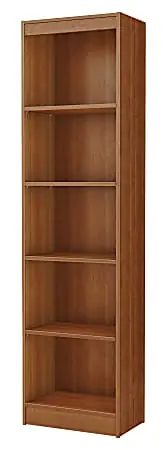 Next Day Delivery South Shore Axess 68 3/4"H 5-Shelf Contemporary Bookcase, Cherry/Medium Finish, Standard Delivery