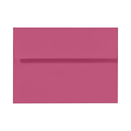 LUX Invitation Envelopes, #4 Bar (A1), Peel & Press Closure, Magenta, Pack Of 250 Markdown