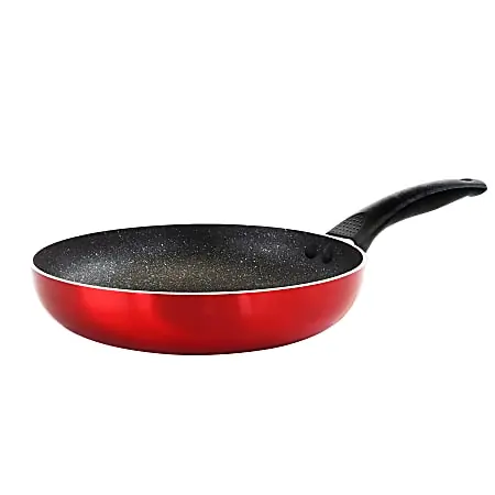 Oster Merrion Aluminum Frying Pan, 9-1/2", Red Time-Limited