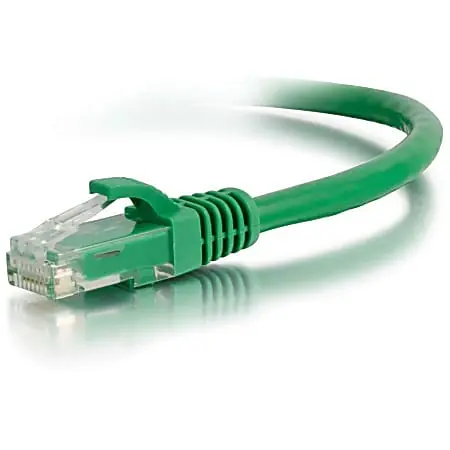 Clearance C2G-9ft Cat6 Snagless Unshielded (UTP) Network Patch Cable - Green - Category 6 for Network Device - RJ-45 Male - RJ-45 Male - 9ft - Green