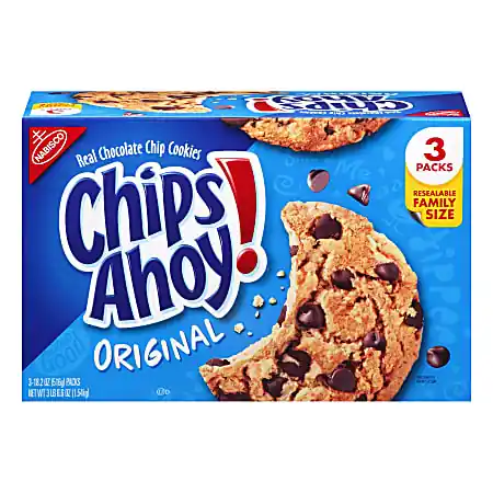 Nabisco Chips Ahoy Cookies, 3.4-Lb Box Place Order