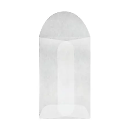 Must Have LUX Open-End Envelopes, 1 3/4" x 2 3/4", Flap Closure, Glassine, Pack Of 10
