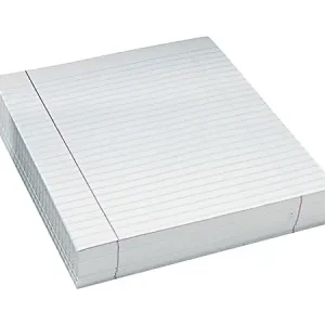 Pacon&reg; Composition Paper, Unpunched, 3/8" Rule, 8 1/2" x 11", White, Pack Of 500 Sheets Cheap