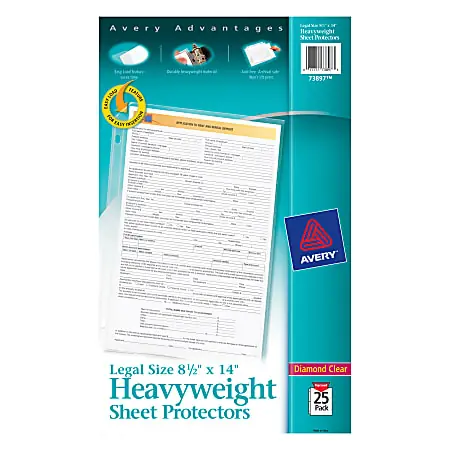 Avery Top-Load Heavyweight Legal-Size Sheet Protectors Holiday Sale
