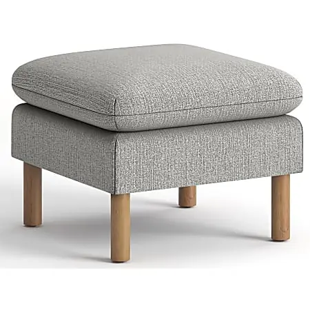 HON Parkwyn Ottoman - Material: Fabric - Finish: Gray - 1 Each Instant Buy