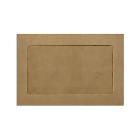 LUX #6 1/2 Full-Face Window Envelopes, Middle Window, Gummed Seal, Grocery Bag, Pack Of 50 Mega Sale