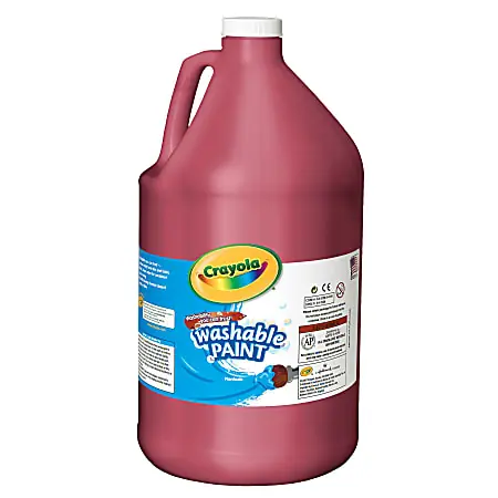 Today Only Crayola&reg; Washable Paint, Red, Gallon