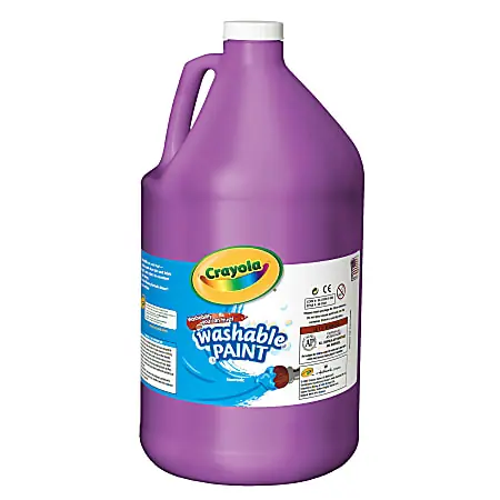 Budget Crayola&reg; Washable Paint, Violet, Gallon