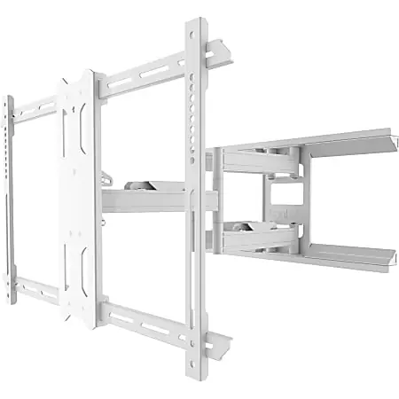 Kanto PDX650W Wall Mount for TV - White - 1 Display(s) Supported - 75" Screen Support - 125 lb Load Capacity - 600 x 400, 200 x 100 - Steel - 1 Premium