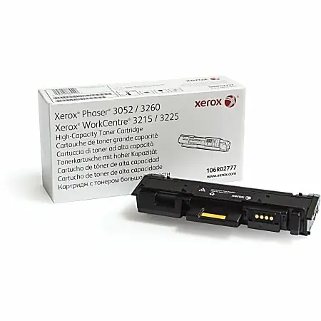 While Supplies Last Xerox&reg; 3260/3215 Black High Yield Toner Cartridge, 106R02777