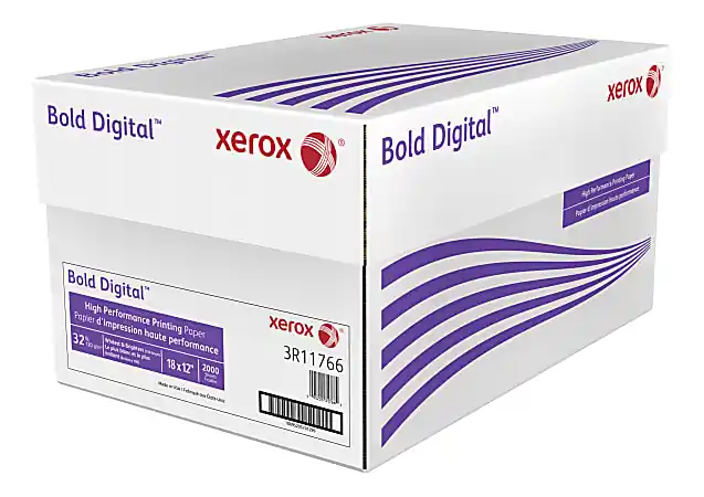 Price Cut Xerox® Bold Digital™ Printing Paper, 4 Reams, Tabloid Extra Size (12" x 18"), 100 (U.S.) Brightness, 32 Lb, White, 500 Sheets Per Ream