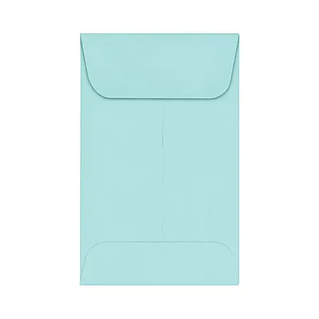 LUX Coin Envelopes, #1, Gummed Seal, Seafoam, Pack Of 1,000 Shop Now