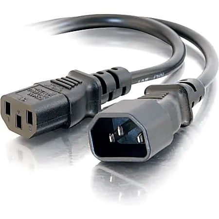 C2G 12ft 18 AWG Computer Power Extension Cord (IEC320C14 to IEC320C13) - 12ft Viral