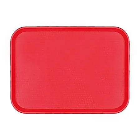 Final Sale Cambro Fast Food Tray, 14" x 18", Red