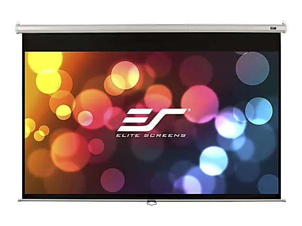 Elite Screens M135XWH2 Manual Pull Down Projector Screen Time-Limited