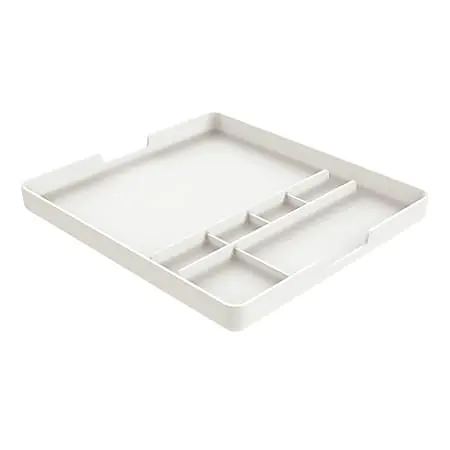 HON® Fuse Collection Accessory Tray, 1-1/2"H x 13-7/16"W x 14-13/16"D, White Same Day Shipping