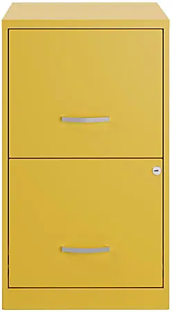 Holiday Sale Realspace&reg; SOHO Smart 18"D Vertical 2-Drawer File Cabinet, Gold