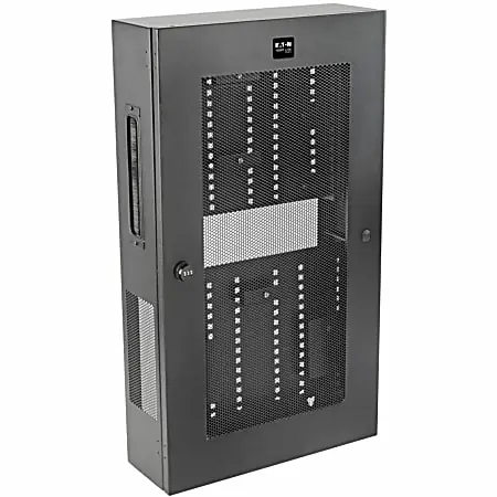 Eaton Tripp Lite Series SmartRack 3U Low-Profile Vertical-Mount Switch-Depth Wall-Mount Structured Wiring Enclosure, Adjustable Equipment Brackets Top Pick
