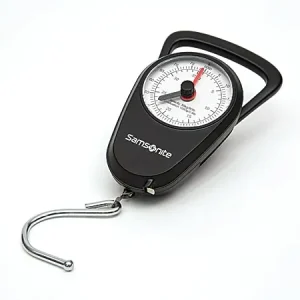 Samsonite&reg; Luggage Scale, Manual, 5"H x 2"W x 4"D, Black Buy Direct