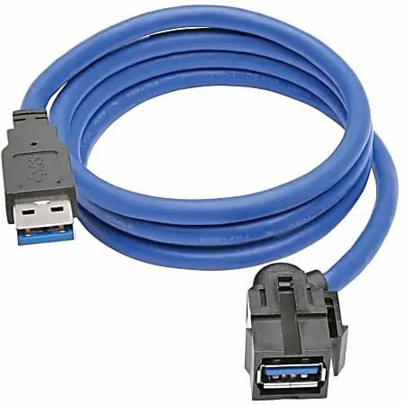 Latest Tripp Lite 3ft USB 3.0 Superspeed Keystone Jack Type-A Extension Cable M/F, U324003KJ