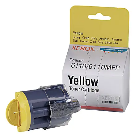 Xerox&reg; 6110/6110MFP Yellow Toner Cartridge, 106R01273 Hot Deal
