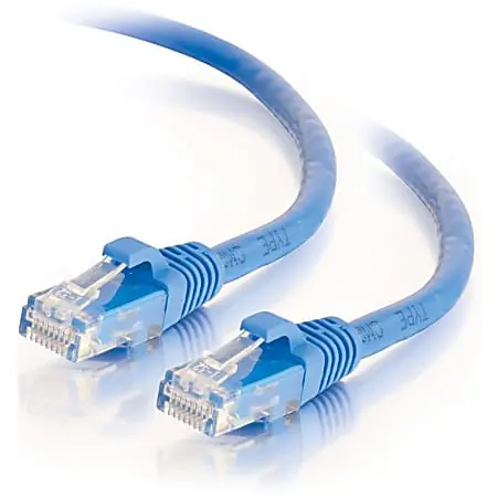 Free Returns C2G 14ft Cat6 Ethernet Cable - Snagless Unshielded (UTP) - Blue - Category 6 for Network Device - RJ-45 Male - RJ-45 Male - 14ft - Blue