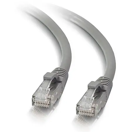 C2G 7ft Cat5e Ethernet Cable - Snagless Unshielded (UTP) - Gray - Category 5e for Network Device - RJ-45 Male - RJ-45 Male - 7ft - Gray Clearance