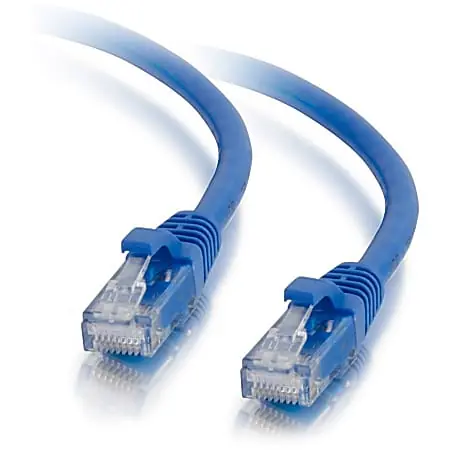 C2G 3ft Cat5e Ethernet Cable - Snagless Unshielded (UTP) - Blue - Cat5e for Network Device - RJ-45 Male - RJ-45 Male - 3ft - Blue One Day Deal