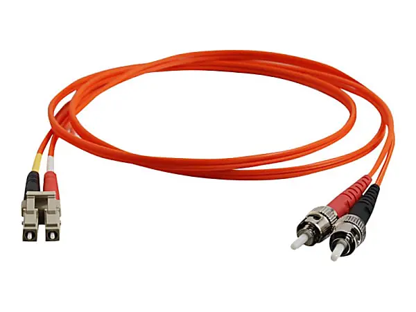 Super Sale C2G 8m LC-ST 62.5/125 OM1 Duplex Multimode PVC Fiber Optic Cable - Orange - Patch cable - LC multi-mode (M) to ST mult - 33167