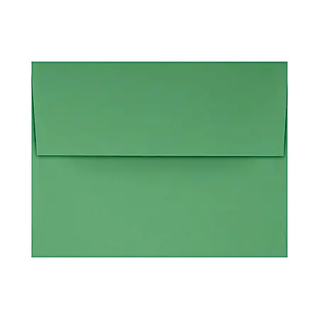 Warranty Included LUX Invitation Envelopes, A2, Peel & Press Closure, Holiday Green, Pack Of 1,000