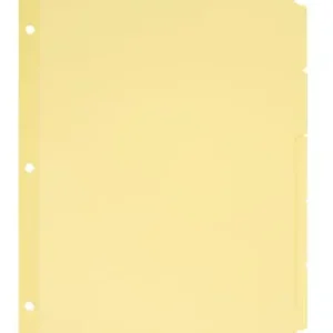 Big Sale Avery&reg; Plain Tab Write & Erase Dividers, 5 Tabs, Buff, 36 Sets