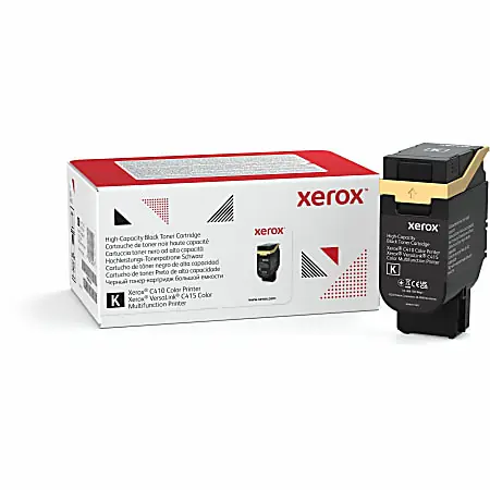 Buy Today Xerox Genuine Xerox&reg; C410 Color Printer, VersaLink&reg; C415 Color Multifunction Printer Black High capacity Toner Cartridge (10500 Pages) - 006R04685