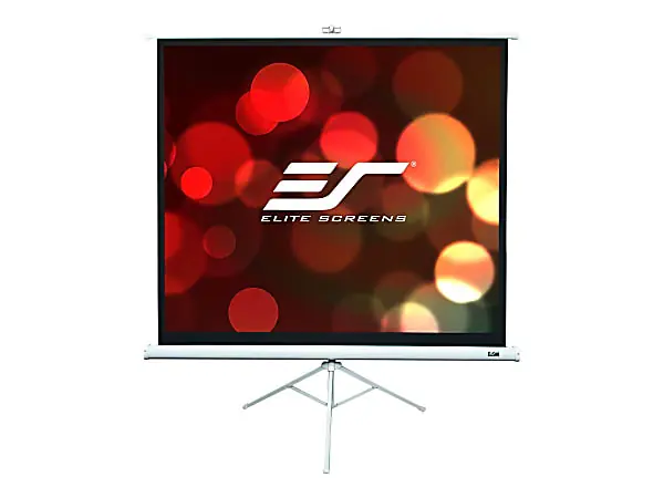 Free Shipping Elite Screens T113NWS1 Portable Tripod Projector Screen