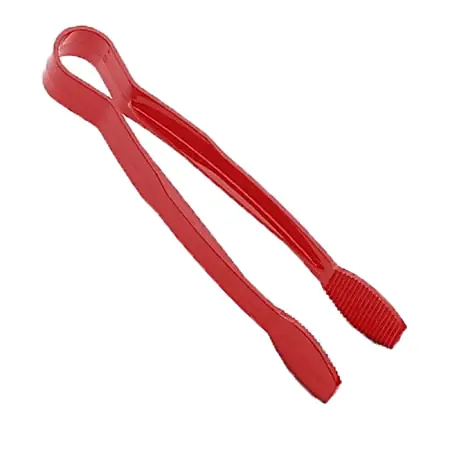 Money Back Guarantee Cambro Lugano&reg; Plastic Tongs, 6", Red